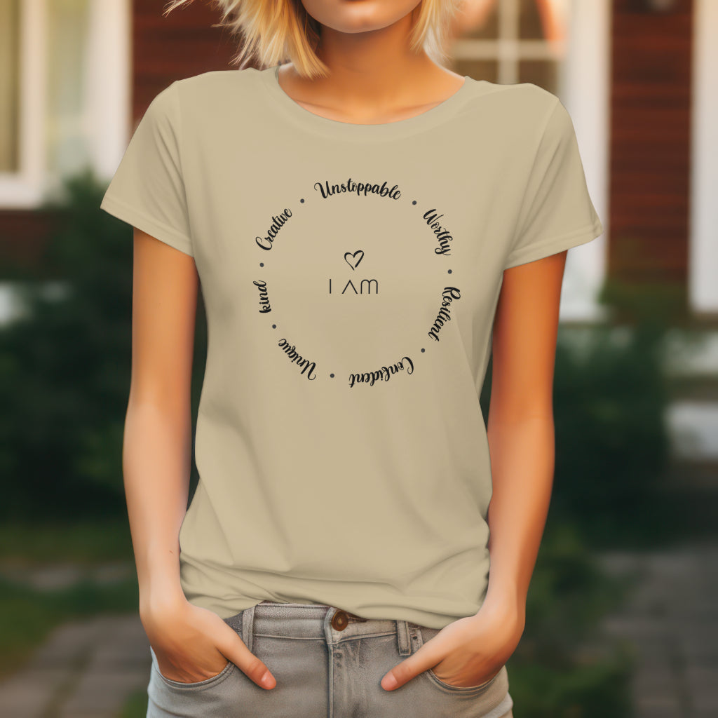 I AM MOTIVATIONAL WOMEN T-SHIRT