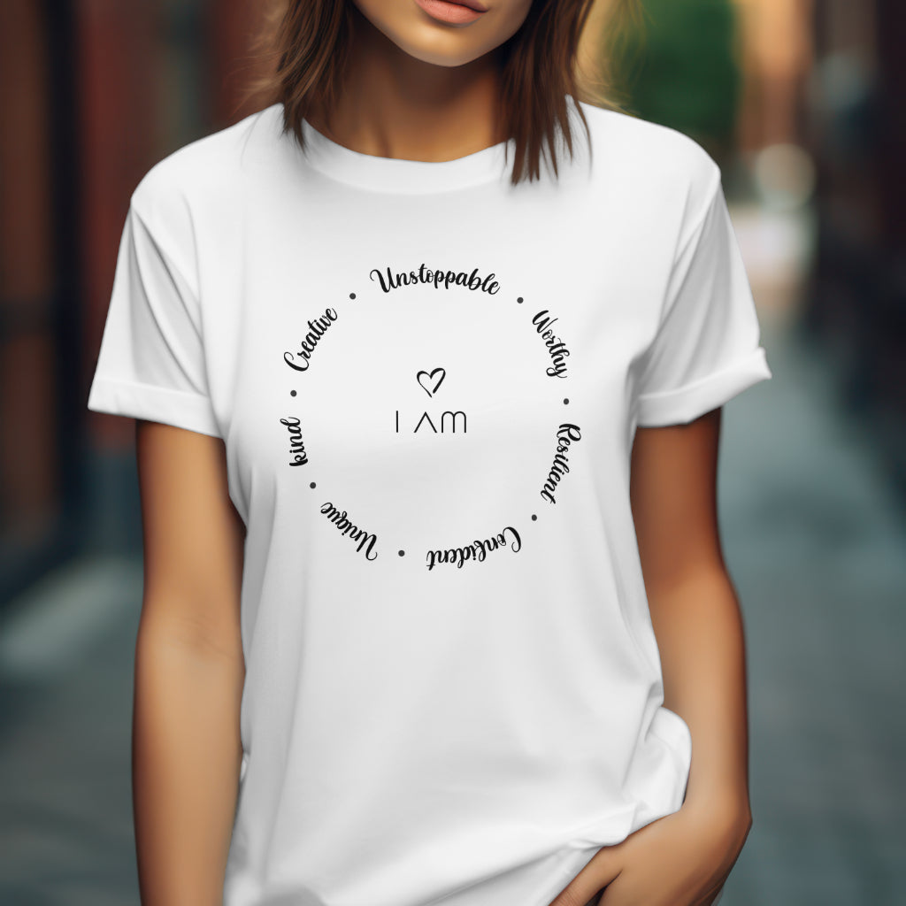 I AM MOTIVATIONAL WOMEN T-SHIRT