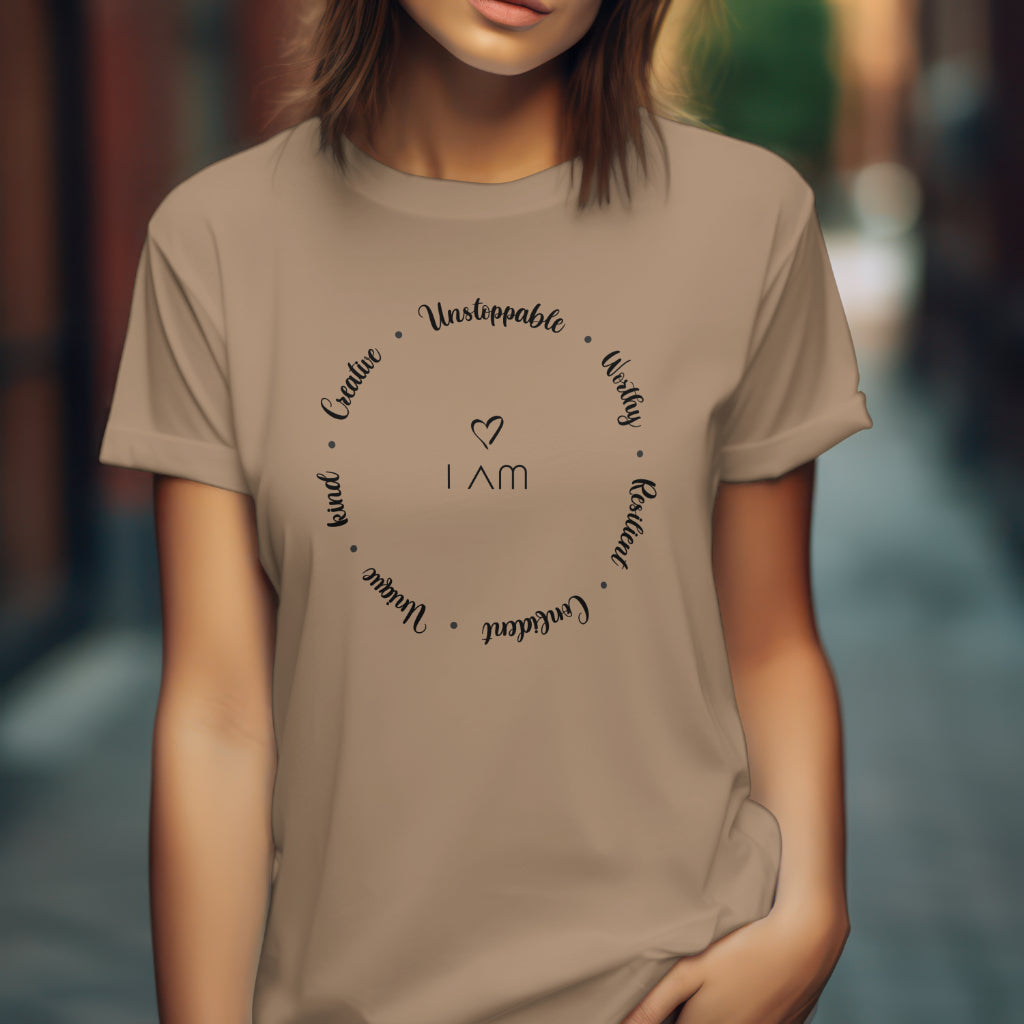 I AM MOTIVATIONAL WOMEN T-SHIRT