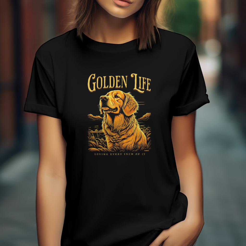 GOLDEN LIFE-Labrador Retriever-DOG LOVERS T-SHIRT
