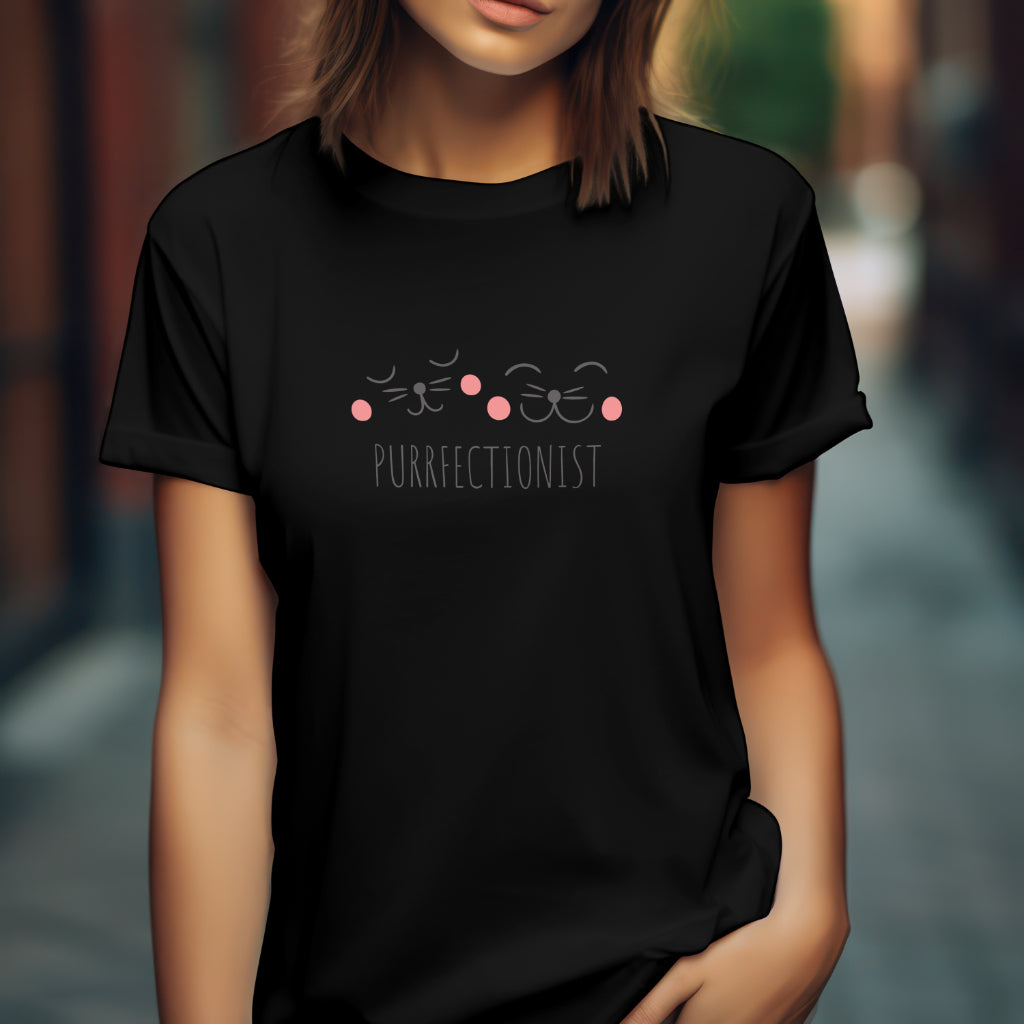 PURRFECTIONIST CAT LOVERS T-SHIRT