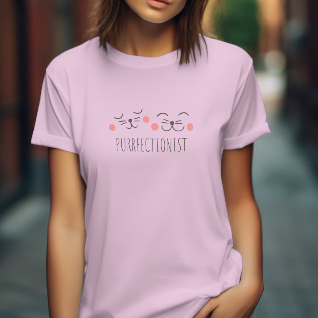 PURRFECTIONIST CAT LOVERS T-SHIRT