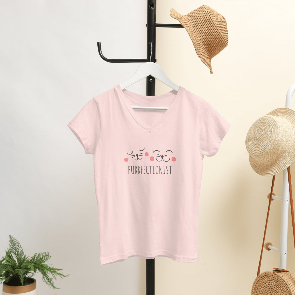 PURRFECTIONIST CAT LOVERS T-SHIRT