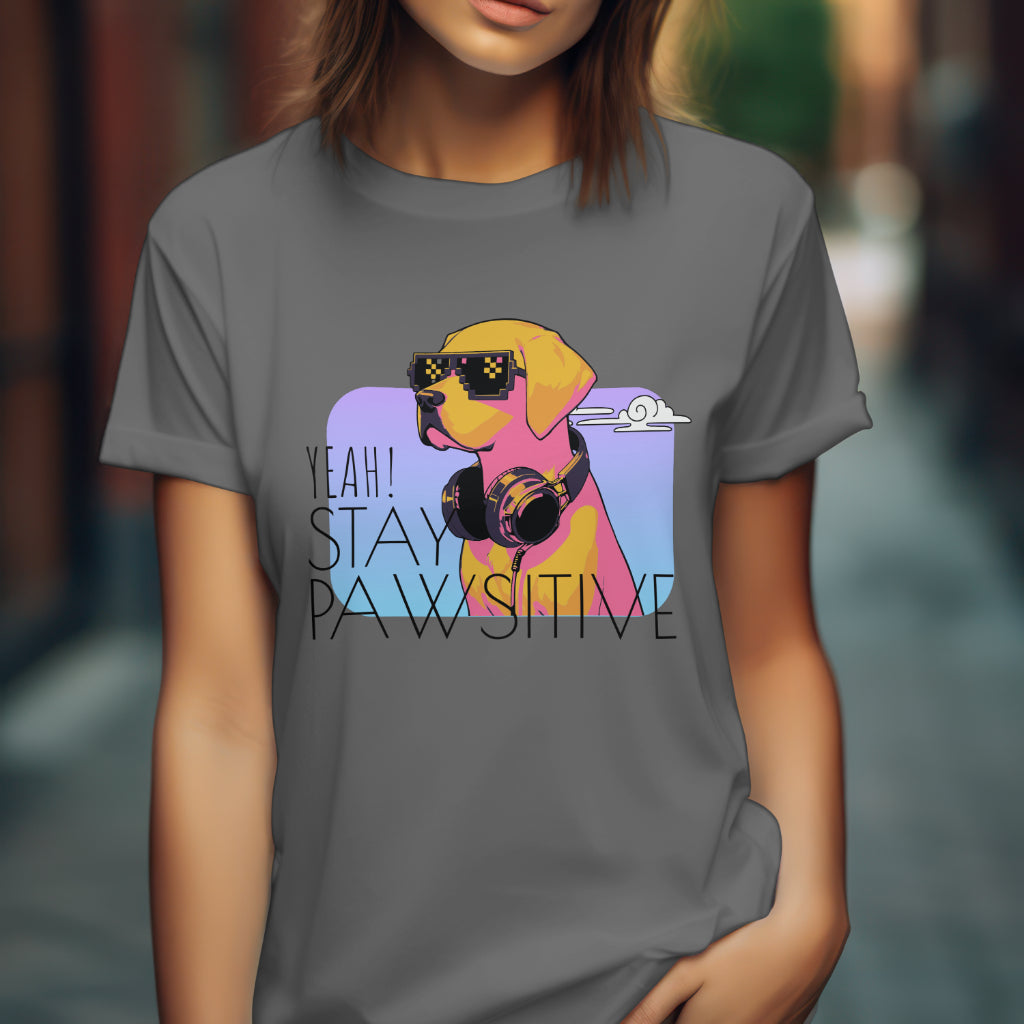 STAY PAWSITIVE GOLDEN Labrador Retriever DOG LOVER