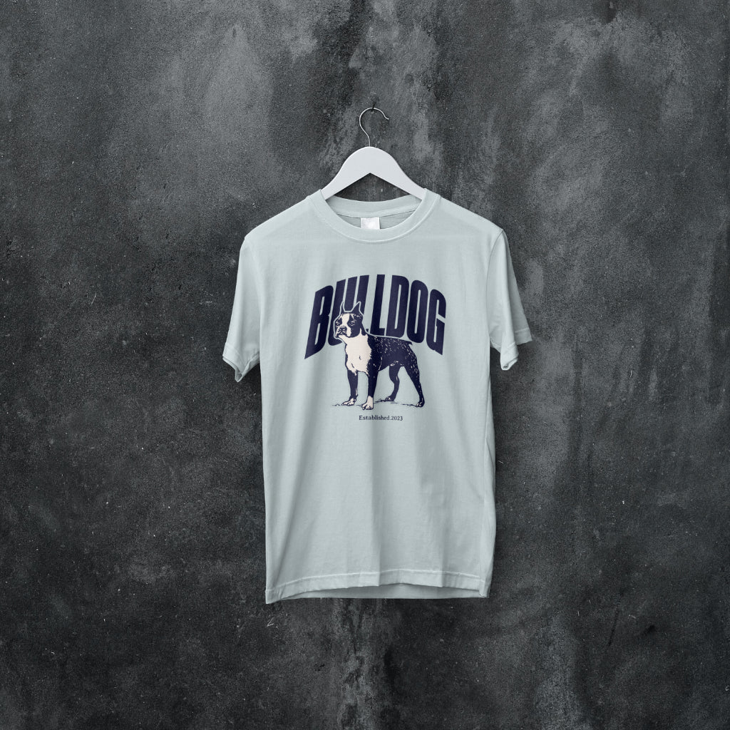 Bull dog and dog lovers t-shirt