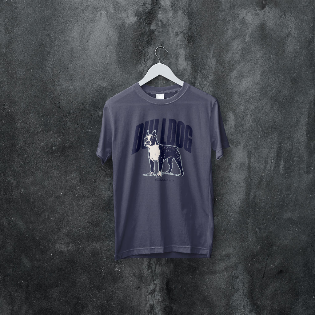 Bull dog and dog lovers t-shirt