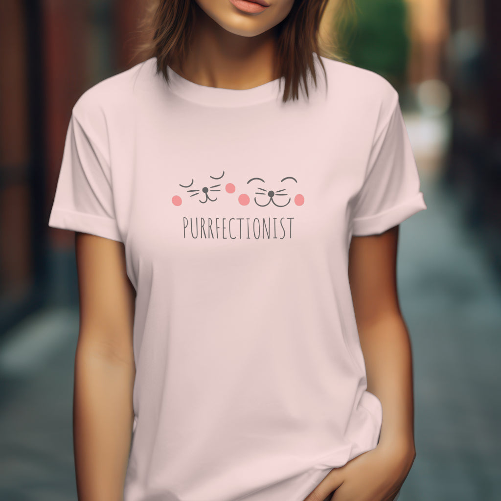 PURRFECTIONIST CAT LOVERS T-SHIRT
