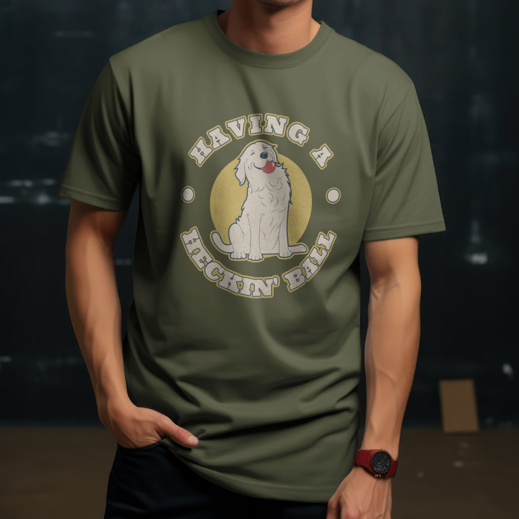 Having A Heckin' Ball Dog - Funny Animal t-shirt